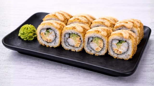 Fried shrimp roll