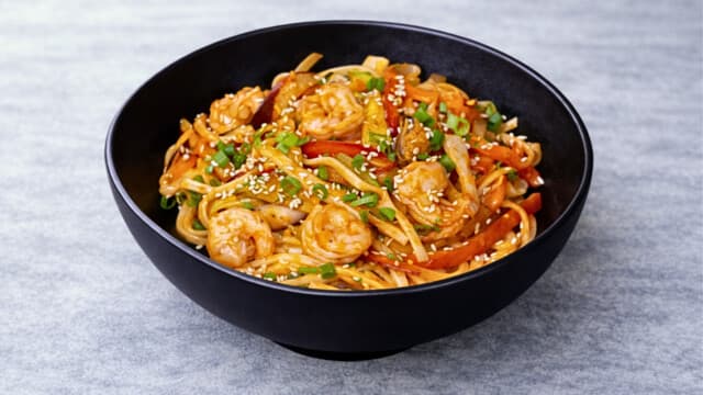 Seafood spicy noodles